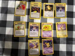 Pokemon Team Rocket Dark Pokemon 11 Card Lot - LP - Image 1