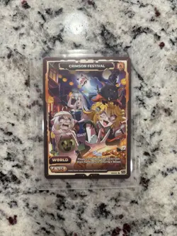 Gamersupps Vcard Crimson Festival Power 9 Halloween Promo Card - Image 1
