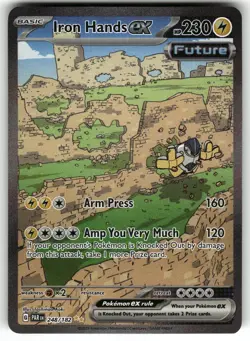 Iron Hands ex 248/182 SV04: Paradox Rift NM Pokemon Card TCG - Image 1
