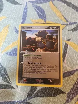 Murkrow 8/17 Pop Series 1 LP Pokemon Card - Image 1