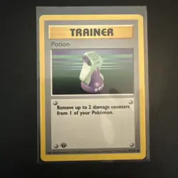 Pokemon Card - Potion First edition 94/102 Base Set 1999 LP - Image 1