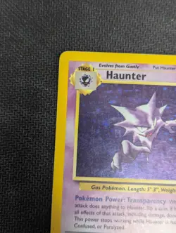 Pokemon TCG Haunter Fossil Unlimited Rare Holo Card 6/62 - MP - Image 4