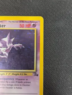 Pokemon TCG Haunter Fossil Unlimited Rare Holo Card 6/62 - MP - Image 5