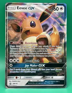 Eevee GX - SM174 - Pokemon Sun & Moon Promo Ultra Rare Card NM - Image 1
