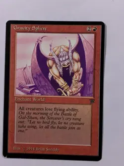 MTG Gravity Sphere Legends English Rare Vintage "Hot" - Image 1