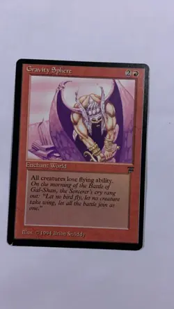 MTG Gravity Sphere Legends English Rare Vintage "Hot" - Image 2