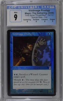 VOIDMAGE PRODIGY Timeshifted Foil CGC 9 Q MTG [Nostalgium] - Image 1