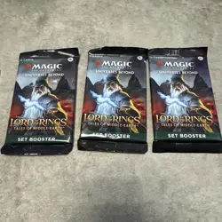 MTG *3x The Lord of the Rings: Tales of Middle-Earth Set Booster Packs* Magic + - Image 1