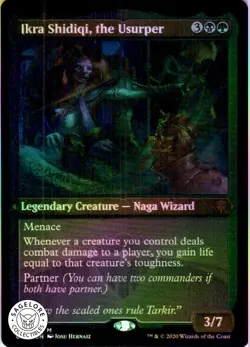MTG Ikra Shidiqi, the Usurper (Etched) (519) | NM Foil | Commander Legends {CMR} - Image 1