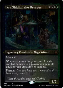 MTG Ikra Shidiqi, the Usurper (Etched) (519) | NM Foil | Commander Legends {CMR} - Image 2