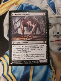 Kederekt Parasite MTG Conflux / The List Black Rare Creature NM x1 - Image 2