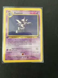 Pokemon TCG Haunter Fossil 21/62 Non-Holo Rare 1st Edition - Image 1