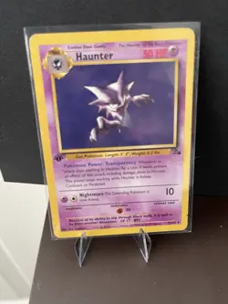 Pokemon TCG Haunter Fossil 21/62 Non-Holo Rare 1st Edition - Image 3