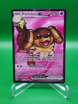 Dachsbun Ex, 160/142, Full Art , Ultra Rare Pokemon TCG- Stellar Crown SV - Image 1