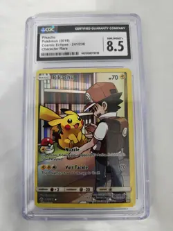 2019 Pokemon Sun & Moon FA/Pikachu Cosmic Eclipse-Secret 241/236 CGC 8.5 - Image 1