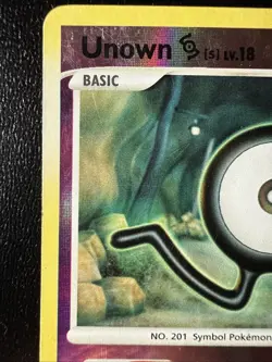FREE SHIPPING Pokemon TCG - Unown (S) 39/132 - Reverse Holo Rare Secret Wonders - Image 2