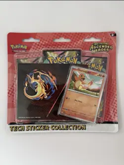 Pokemon Mega Evolution Ascended Heroes Tech Sticker Collection IN HAND - Image 1