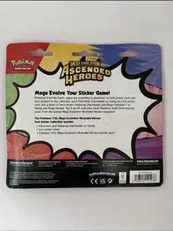 Pokemon Mega Evolution Ascended Heroes Tech Sticker Collection IN HAND - Image 2