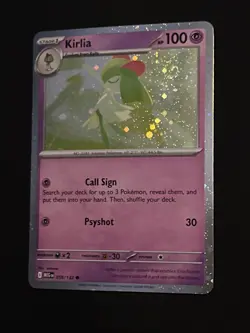 Pokemon TCG: 2025 Cosmo Foil Promos: Ralts, Kirlia (2 swirl), Riolu (1 swirl) - Image 4