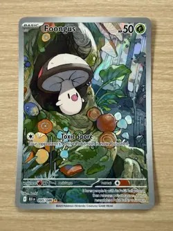 Pokemon TCG Foongus Illustration Rare Black Bolt Card 095/086 English - NM / M - Image 1