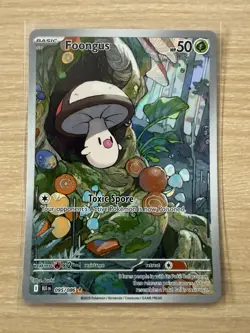 Pokemon TCG Foongus Illustration Rare Black Bolt Card 095/086 English - NM / M - Image 3
