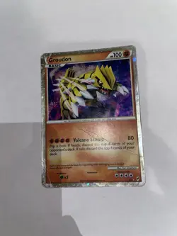 Pokemon Groudon SL4 Shiny Holo Rare Call of Legends - Image 3