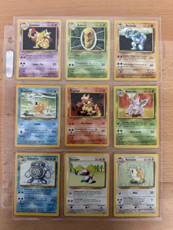 NM Complete Pokemon Base Set Commons And Uncommons Authentic Vintage - Image 4