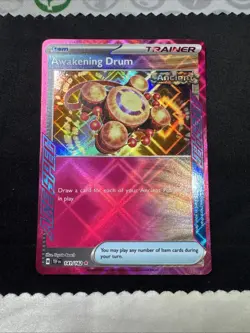 Awakening Drum 141/162 NM+ Ace Spec - Temporal Forces - Pokemon TCG 2024 - Image 1