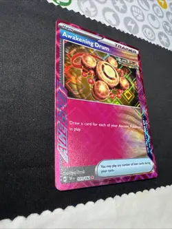 Awakening Drum 141/162 NM+ Ace Spec - Temporal Forces - Pokemon TCG 2024 - Image 3