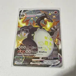 Pokemon Charizard VMAX Shiny Holo Rare Full Art Holo Shining Fates SV107/SV122 - Image 1