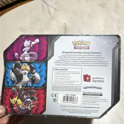 Three Pokemon TCG Power Partnership Tin- Mewtwo & Mew GX Tag Team Sealed Booster - Image 2
