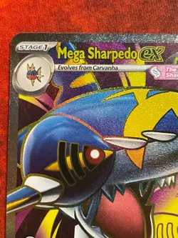 Mega Sharpedo ex - 113/094 - Pokemon Mega Evolution Phantasmal Flames Ultra Rare - Image 2