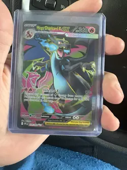 Mega Charizard X EX 109/094 Ultra Rare Holo Pokemon TCG Me02 Phantasmal Flames - Image 1