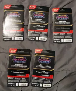 Pokemon TCG Lot of (5) Phantasmal Flames, Premium Checklane Blister, Blaziken - Image 2