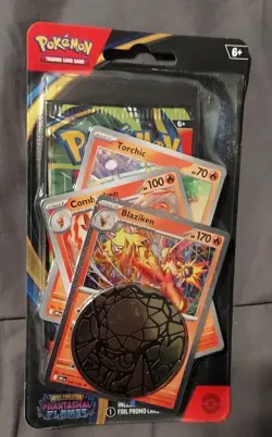 Pokemon TCG Lot of (5) Phantasmal Flames, Premium Checklane Blister, Blaziken - Image 5