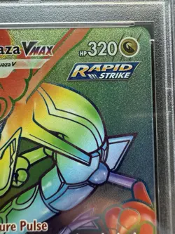Pokemon Rayquaza VMAX Rainbow 217/203 Evolving Skies PSA 10 Gem Mint - Image 3