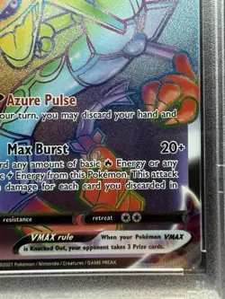 Pokemon Rayquaza VMAX Rainbow 217/203 Evolving Skies PSA 10 Gem Mint - Image 5