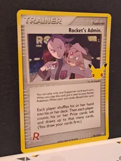 Pokemon TCG Rocket's Admin Celebrations: Classic Collection 86/109 Holo NM/MT - Image 3