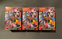 Pokemon TCG Scarlet and Violet Destined Rivals Booster Bundle Lot of 3 - Image 1