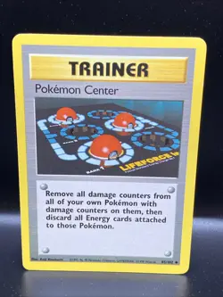 Pokemon Trainer Card : Pokemon Centre 85/102 (Base Set) - Image 1