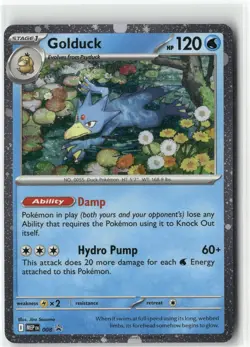 Golduck, Pokemon ME: Mega Evolution Promo Promo, 008 NM - Image 1