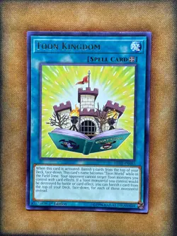 Yugioh Toon Kingdom LED2-EN052 Rare 1st Ed LP - Image 1