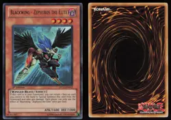 Blackwing - Zephyros the Elite DP11-EN012 Ultra Rare 1st Edition Yu-Gi-Oh - Image 3