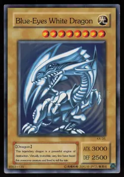 Blue-Eyes White Dragon KA-05 ENGLISH Japanese Promo Yu-Gi-Oh - Image 1