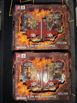 One Piece LOT - 2x One Piece Illustration Box Vol. 5 & 1x OP-09 Booster Pack - Image 2