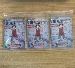 Bandai Namco One Piece CCG Monkey.D.Luffy US Voyage Promo Holo Card - Image 3