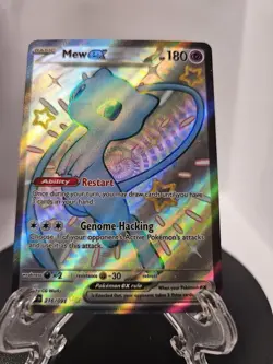 Mew ex 216/091 SV: Paldean Fates Holo Near Mint Pack Fresh PAF Pokemon Card - Image 1