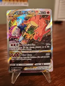 Pokemon TCG Charizard VSTAR SWSH262 Holo Black Star Promo Card NM/M - Image 1