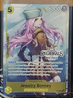 2025 One Piece Jewelry Bonney ONLINE Regional Event Card English Foil Promo 085 - Image 1