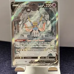 Pokemon TCG Zacian V Crown Zenith: Galarian Gallery NM Chase Card #GG48 Gifts - Image 1